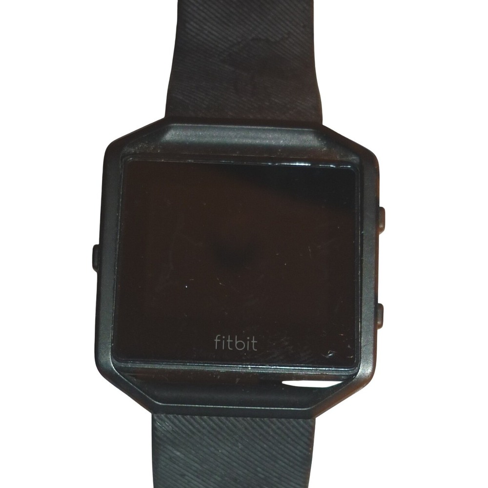 Fitbit Blaze FB502 Smartwatch Black Small Band Tested Working No Charger Tracker